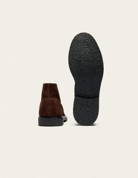 Odaje Odaje Velour Ankle Boot Modell: Mazio, Suede brown, – Produktbild 3 von 4
