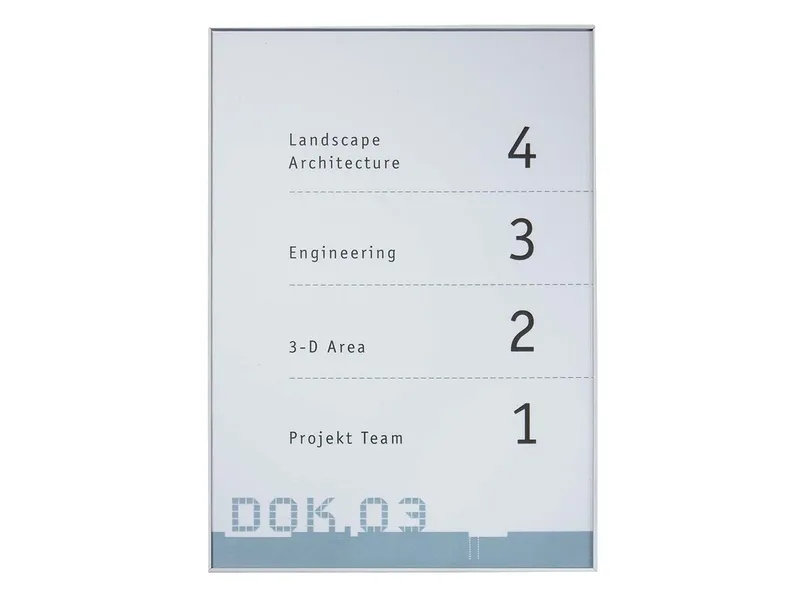 SignSystems SignSystems Türschild "NewAge" 15,1 x 21,3 cm – Produktbild 1 von 1