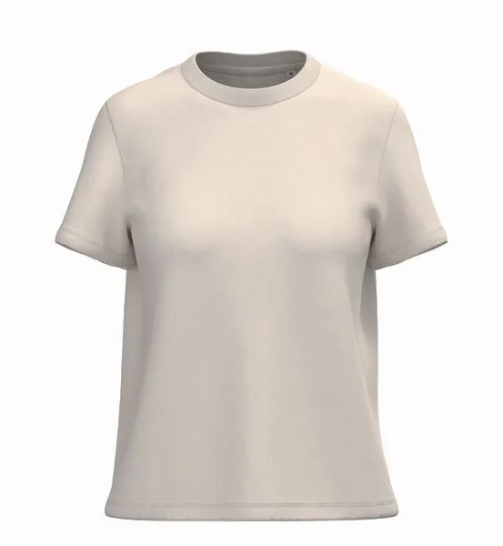 Greenspired Greenspired Damen Basic T-Shirt aus 100 % Bio-Baumwolle – weicher Jersey, 180 g/m², Elfenbein, – Produktbild 1 von 1