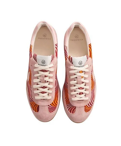 PANAFRICA PANAFRICA Bunte Sneaker - Sahara - Unisex, Bonbon (rosa), – Produktbild 2 von 4