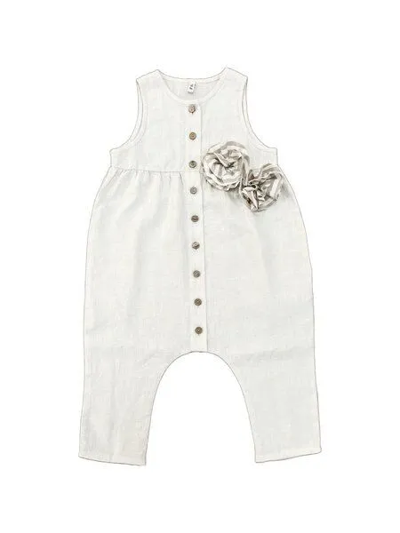 PETER JO PETER JO Overall Sailor Sienna Flower, Natur (creme), – Produktbild 1 von 3