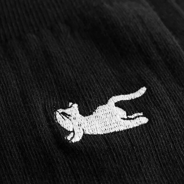 Dedicated DEDICATED Knivsta Yoga Cat - Unisex Socken mit YOGA Katzen Motiv, Schwarz, – Produktbild 2 von 2