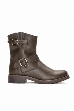 NAE NAE Damen vegan Biker Boots Odet Grün – Produktbild 1 von 1