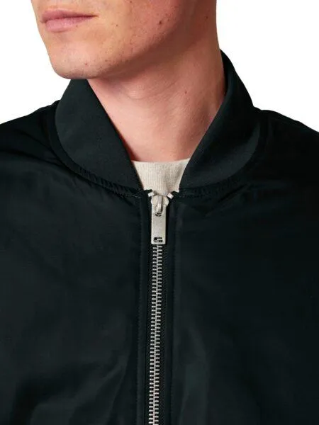 YTWOO YTWOO Klassische Unisex Bomberjacke aus 100% Recyceltem Polyester, Navy, – Produktbild 4 von 4