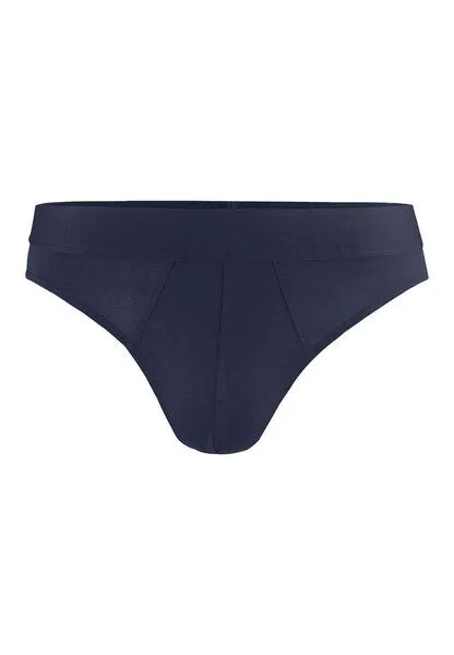 hessnatur hessnatur Slip Regular Cut COTTON MIX aus Bio-Baumwolle, Dunkel-blau, – Produktbild 2 von 4