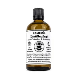 Two Hands BIO Two Hands BIO Rasieröl “GlattGepflegt“ mit Bio-Calendula & Bio-Rosmarin - Bio Vegan – Produktbild 1 von 1