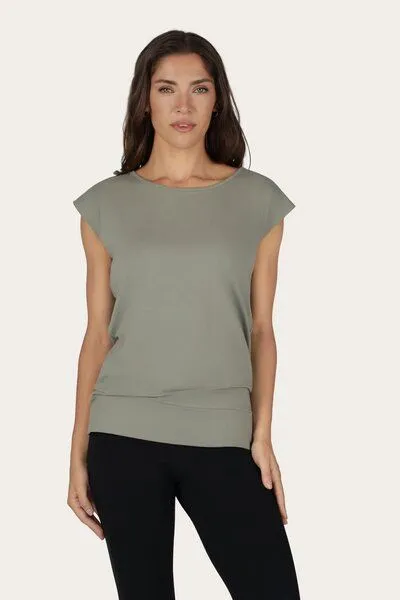 Urban Goddess Urban Goddess Lockeres Asana-Yoga-Shirt, Smokey quartz (grau), – Produktbild 1 von 5