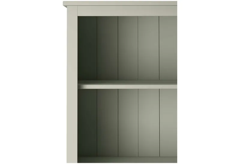 OTTO home Regal Pivo Bücherregal mit 4 verstellbaren Einlegeböden, aus massivem Kiefernholz, 5 Fächer, mit einer natürlichen Maserung, Grün, – Produktbild 5 von 5