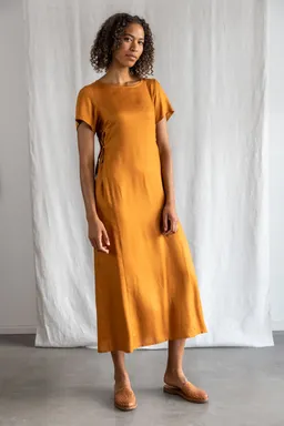 Jyoti - Fair Works Jyoti - Fair Works Damen vegan Kleid Ishani Kupfer – Produktbild 1 von 1