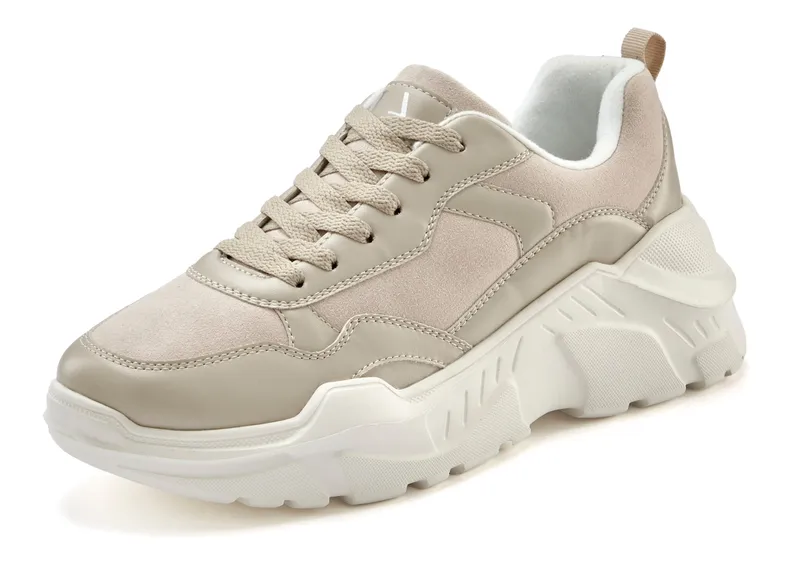 Lascana Sneaker beige, Beige, – Produktbild 2 von 3