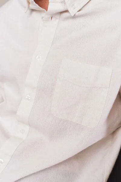 About Companions About Companions Oxford Hemd KEN Eco Brushed, Striped white (weiss), – Produktbild 4 von 4