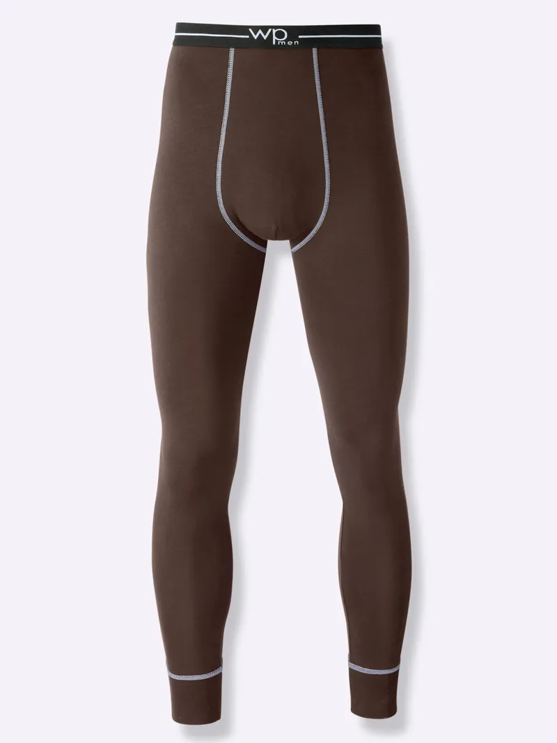 wäschepur men Hose lang schoko, Schoko, – Produktbild 1 von 2