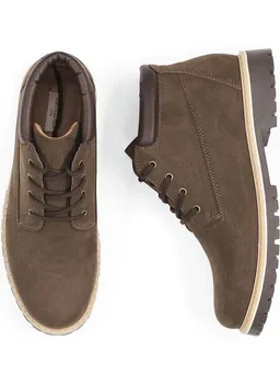Will's Vegan Shop Will's Vegan Shop Niedrig Dock-Stiefel Veganes Wildleder Herren – Produktbild 1 von 1