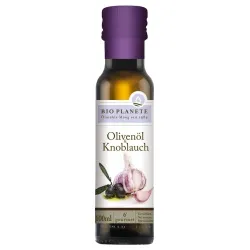 Bio Planète Olivenöl mit Knoblauch – Produktbild 1 von 1