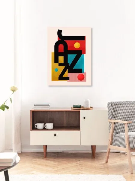 Photocircle Photocircle Poster / Leinwandbild - Jazz typography – Produktbild 3 von 4