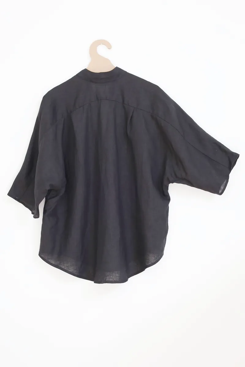 Neu Nomads Neu Nomads Damen vegan Bluse Goa Schwarz, Schwarz, – Produktbild 2 von 2