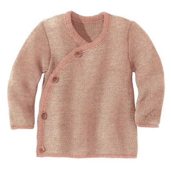 Disana Disana Melange-Jacke bio Merinowolle, Rose, – Produktbild 1 von 8