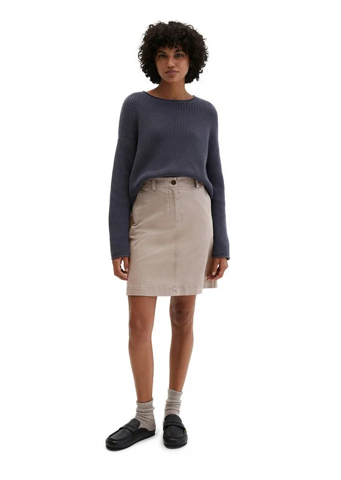 Marc O'Polo Marc O'Polo Webrock aus Brushed Cotton Twill, Braun, – Produktbild 5 von 5