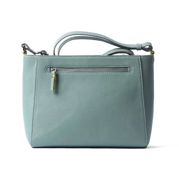 Vargu Vargu Leder-Umhängetasche Sandrin 1, Mint green, – Produktbild 4 von 4