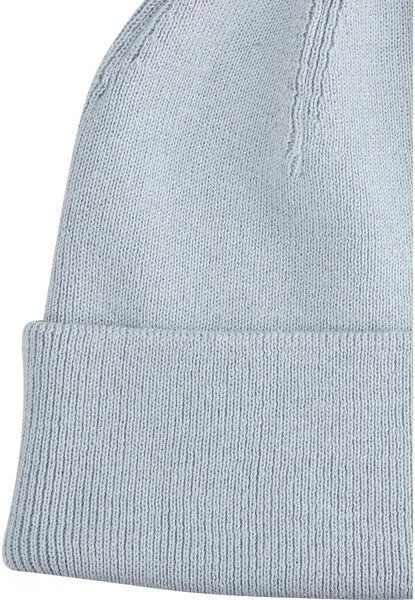MELA MELA Rippstrick Mütze Style KALI aus 100% Bio-Baumwolle, Cloudy blue, – Produktbild 3 von 3