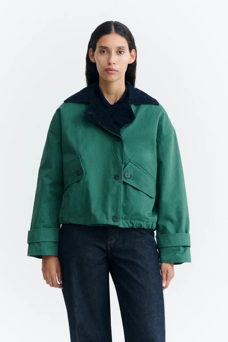 thinking mu Thinking MU Damen vegan Jacke Norma Oversize Quilted Grün, Grün, – Produktbild 2 von 2