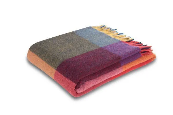 biederlack biederlack Fransenplaid Bright Square – Produktbild 2 von 4