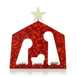 Mitienda Shop Mitienda Shop Teelichthalter Krippe, Weihnachtsdeko – Produktbild 1 von 1