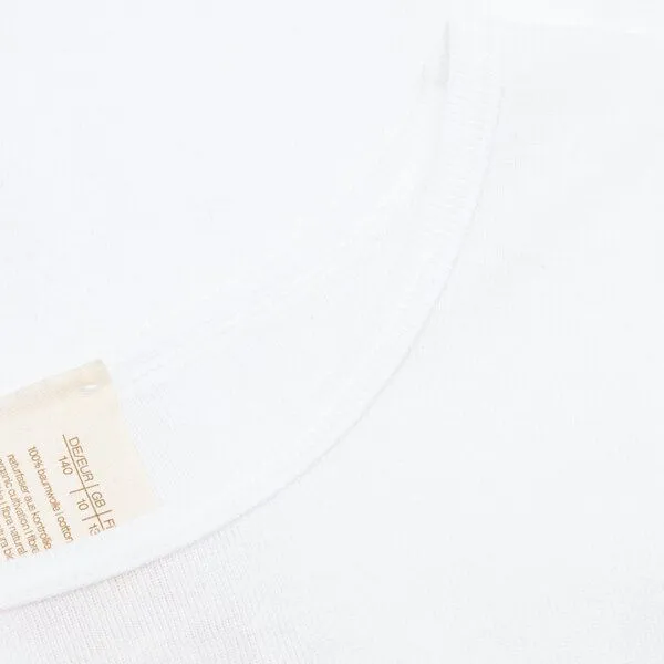 comazo|earth comazo|earth Fairtrade Natur Kinder Shirt kurzarm | GOTS zerftifiziert, Weiss, – Produktbild 2 von 5