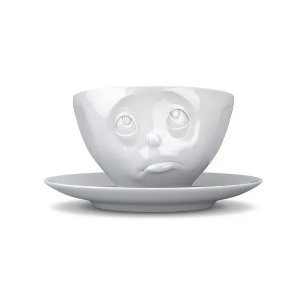 FIFTYEIGHT PRODUCTS FIFTYEIGHT PRODUCTS Kaffeetasse aus Hartporzellan "Och Bitte" – Produktbild 1 von 2