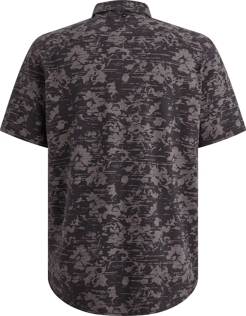 PME Legend PME Legend Short Sleeve Hemd Druck Graphite - Größe L, Grau, – Produktbild 4 von 4