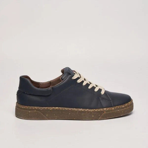 AGAZI AGAZI JACOB - apple leather sneakers, Navy blue, – Produktbild 1 von 4