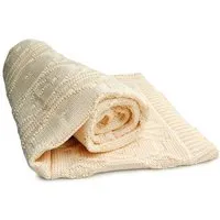 Sonnenstrick Sonnenstrick Kuscheldecke mit Bärchen Strickmotiv – Produktbild 1 von 1