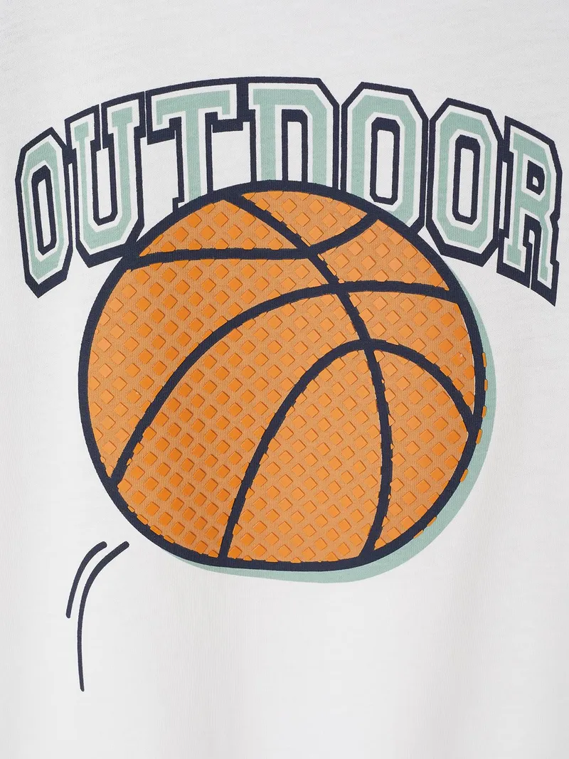 Vertbaudet T-Shirt mit Kontrastärmeln und Baumwolle Jungen, Grün, – Produktbild 2 von 2