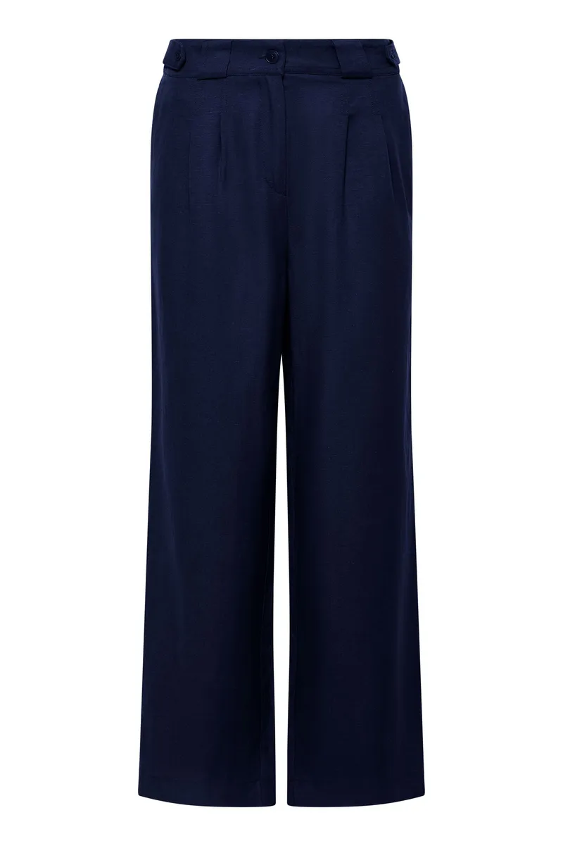 KOMODO KOMODO Damen vegan Hose Mira Navy, Extra dunkelblau, – Produktbild 1 von 2