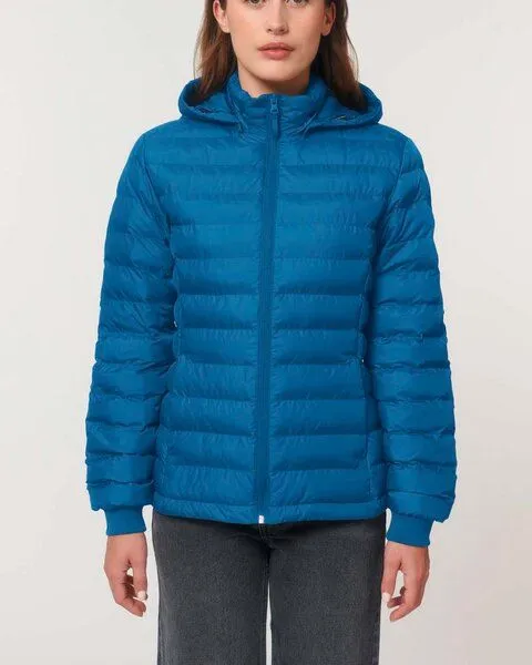 YTWOO YTWOO Leichte sportliche Jacke für Damen | Steppjacke | aus recyceltem PET, Royalblau, – Produktbild 3 von 4