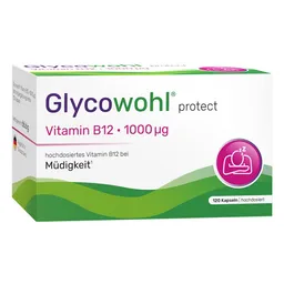 Glycowohl Glycowohl Vitamin B12 1000 µg Hochdosiert vegan Kapseln – Produktbild 1 von 1