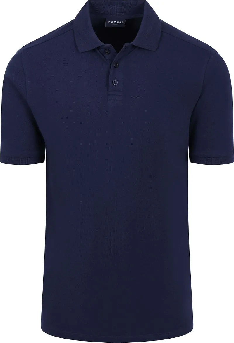 Suitable Suitable Respect Poloshirt Tiger Navy - Größe XL, Dunkelblau, – Produktbild 2 von 5