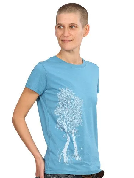 Life-Tree Life-Tree Fairwear Bambus Shirt Women Birke, Grün, – Produktbild 2 von 3