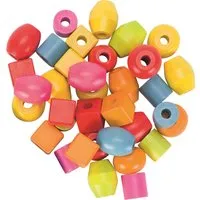 Goki goki Kinder Holzperlen Set 51-teilig 10-20 mm – Produktbild 1 von 1