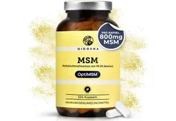 QIDOSHA MSM Kapseln OptiMSM® 2400 mg Hartkapseln, 1 er 324 St., 299 g, Organischer Schwefel mit OptiMSM® – Produktbild 1 von 1