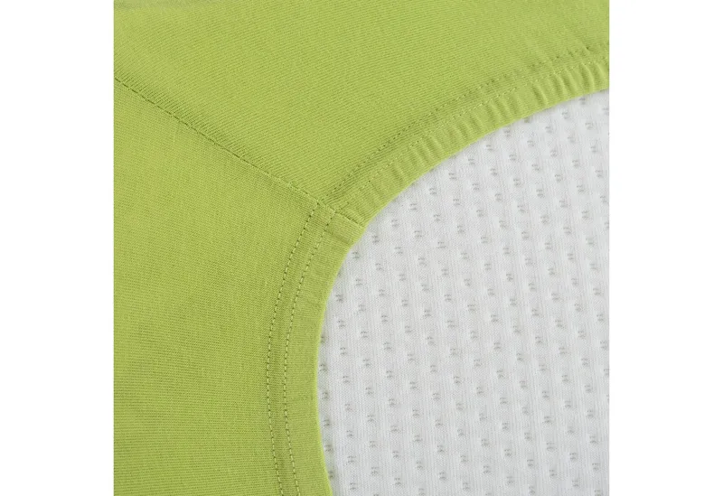 Traumschloss Kissenbezug Flex, (1 Stück), Edel-Jersey, mit Reißverschluss, Seitenschläferkissen, Grün, – Produktbild 2 von 4