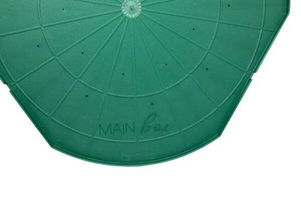 reMAIN reMAIN MAINbox - 5 St. Mehrweg Pizzakarton aus Recyclingmaterial, Grün, – Produktbild 4 von 4