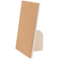 Kork Deko Kork-Deko Tischpinnwand aus Kork mit Aufsteller 29x21 cm | Pinnwand für Büro & Homeoffice – Produktbild 1 von 1