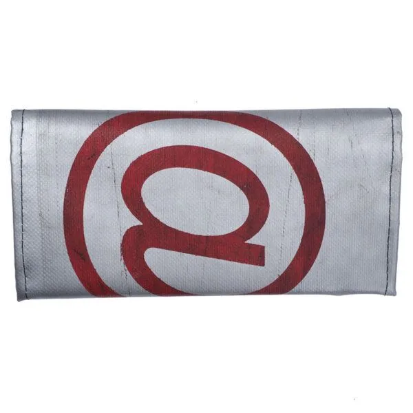 Rebago Rebago Portemonnaie Wallet Tarp XL, Silbern-rot-p, – Produktbild 4 von 4
