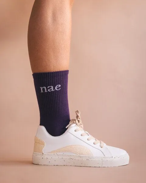 Nae Vegan Shoes Nae Vegan Shoes NAE Animal Friendly Socks, Purple, – Produktbild 3 von 4