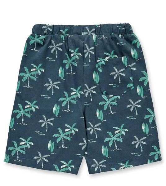 Sense Organics & friends in cooperation with GARY MASH Sense Organics & friends in cooperation with GARY MASH Kinder Shorts aus Bio-Baumwolle, Palmen (blau), – Produktbild 2 von 2