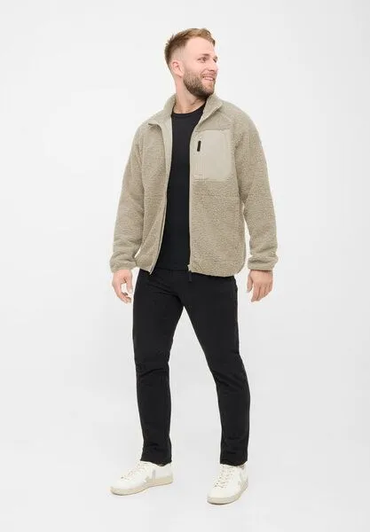 derbe derbe Fleecejacke „Kuschelbypocket“, Cobblestone, – Produktbild 3 von 4