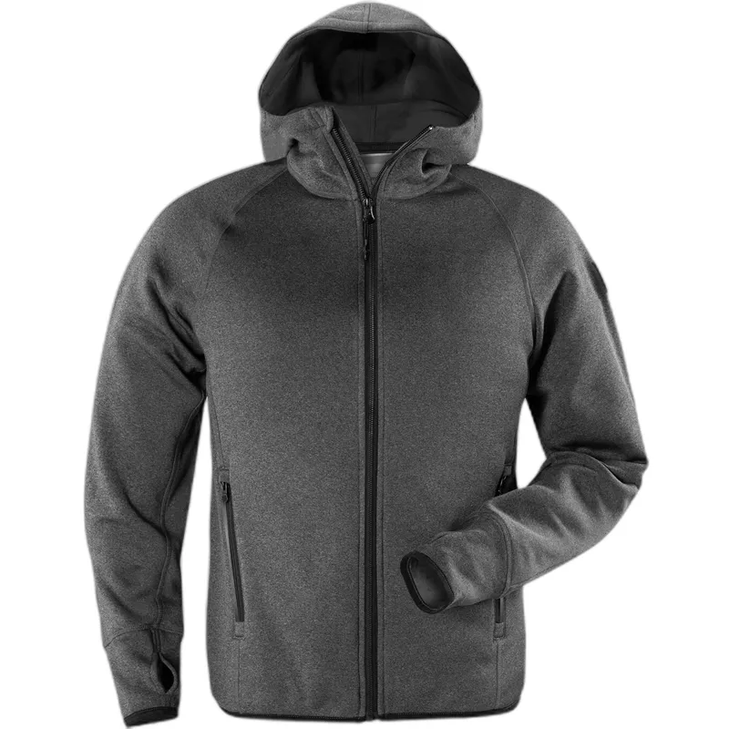 Fristads Fleece mit Kapuze Fristads Calcium Polartec®, Gris, – Produktbild 2 von 2