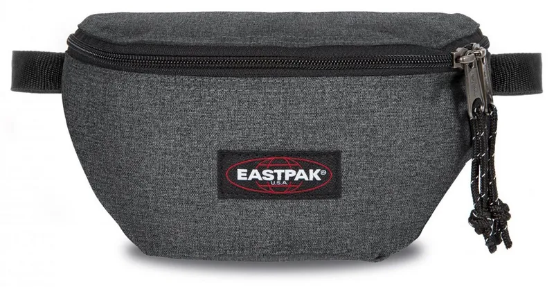 Eastpak Eastpak Bauchtasche SPRINGER, Unisex Gürteltasche, Minibag mit Reißverschluss und Logo-Aufnäher, Schwarz, – Produktbild 2 von 9