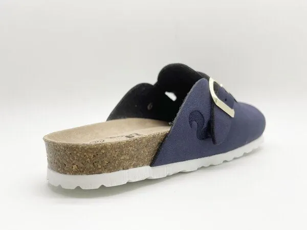 thies Vegane thies Eco Bio Clogs, Navy (dunkelblau), – Produktbild 3 von 4